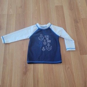 Cat & Jack Rash Guard Long Sleeve Swim 3-6M
